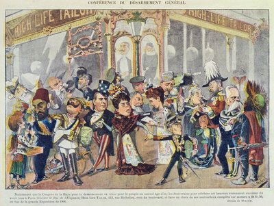 Advertisement for a Parisian Clothes Outfitters Referring to the First Hague Peace Conference of 1899 by Moloch